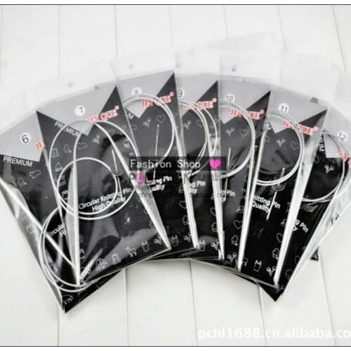 9 Pcs/lot Stainless Steel Circular Knitting Needle Knit Set FOR Sweater Sewing Accessories TOOLS