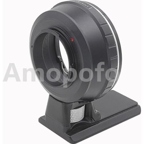 Amopofo For EOS-M4/3 Long Tripod Adapter,For Nikon F Lens to Micro 4/3 OM-D G7 MFT and for Panasonic GX7 Camera Adapter
