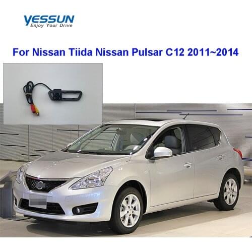 Yessun HD CCD Night Vision Car Rear View Reverse Backup Camera Waterproof For Nissan Tiida Nissan Pulsar C12 2011~2014