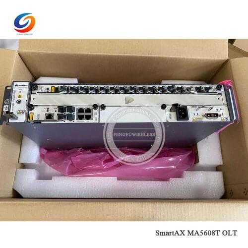Free Shipping 1G GEPON OLT 110V MA5608T 1*MUCD 1*MPWD AC GPON/EPON Optical Line Terminal 2U Height With 16 Port GPFD C+ Card
