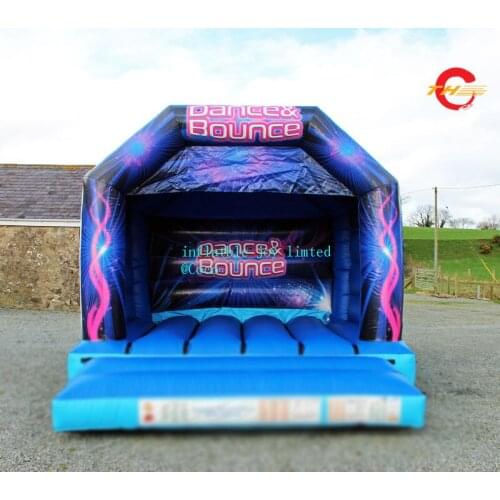 Free shipping to door, Hot sale inflatable disco tent, 13x10ft inflatable moonwalk bouner house for party