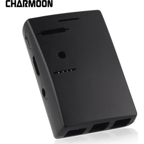 For Raspberry Pi3 Model B+ ABS Case Cover Protective Shell Case Compatible Raspberry Pi 3 2 Model B + Black Transparent Color