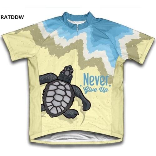 The Tortoise Outdoor Sports Cycling Jerseys 100% Polyester Men Cycling Bicycle Clothing Summer Quick-Dry Ropa Ciclismo