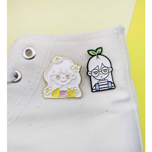 Lovely girl Enamel Pin Good sister Lapel Brooch Good friend badge jewelry Gifts from friends