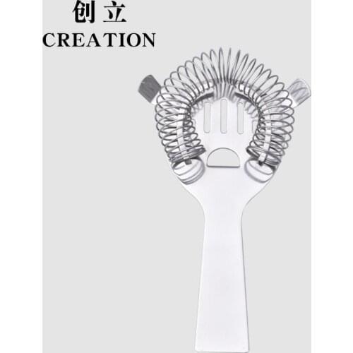 Stainless Steel Ice Filter Bar Cocktail Ice Cube Water Filter European Style Four Corner Bartender Ice Trap Bar Accessories