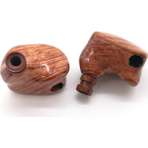10mm Speaker Unit High-end Headphone DIY Natural Wood Hybrid Earphone Shell Case Ear Hook HiFi DIY Accessory