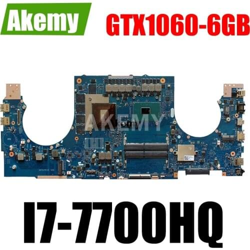 GL702VMK Motherboard For Asus GL702VMK GL702VML GL702VM laptop Motherboard GL702VMK Mainboard I7-7700HQ GTX1060-6GB