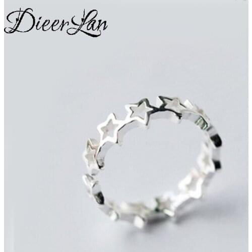 Hot Sale Charming Romantic Star Rings for Women Men Jewelry Adjustable Size Rings Christmas Gift Dropship 2021