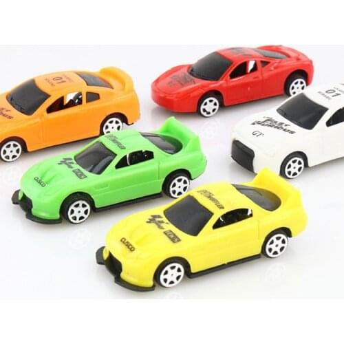 Toy Car for Children Random 4 Cars/lot Plastics Toys Vehicle for Boys Gifts 5.5 Cm Mini Model Car Resistance To Fall Puzzle Game