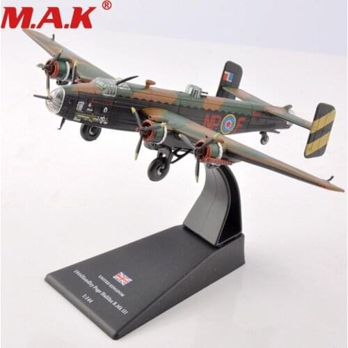 1:144 scale WWII royal air force bomber UK 1944 handley Page Halifax B.Mk III fighter Army airplane air craft toy Alloy model
