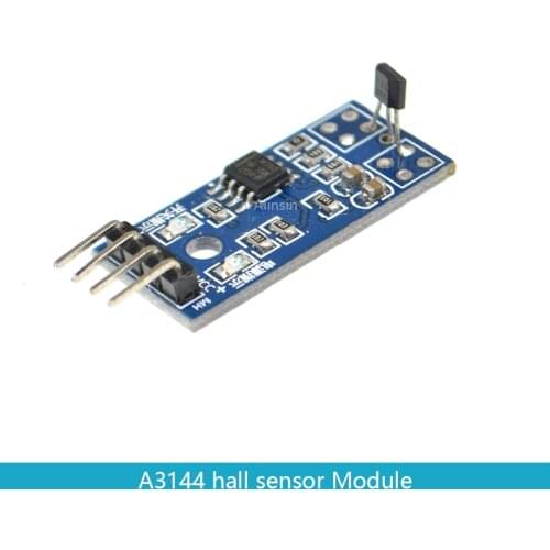 Hall Sensors Module 3144E 4pin Hall Switch Speed Magnetic Swiches Speed Counting Sensor Module For Arduino Smart Car
