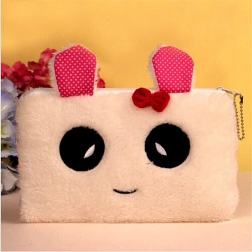 Cartoon Cute Plush Coin Purse Small Cute Cartoon Animal Card Holder Key Bag Money Bags For Girls