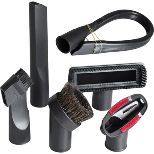 Suitable for GIBTOOL Vacuum Cleaner Universal Replacement 32mm (1 1/4 Inch) Vacuum Accessory Brush Kit