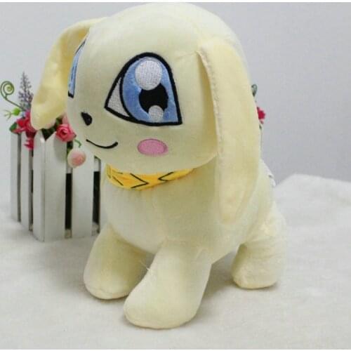30cm Anime Plotmon Plush Toys Digimon Digital Monsters Yagami Hikari Pet Figure Doll Cosplay Filling Pillow for Gift