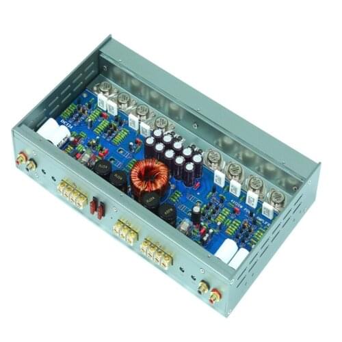 DC120W Gold sealed transistor automobile power amplifier 12V high power hifi4 channel with output protection on-board power amp