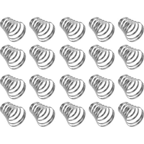 20pcs Bike Wheel Skewer Springs Quick Release Stainless Steel Spring Cycling Hub Quick-Release Lever Springs for MTB Bike Parts