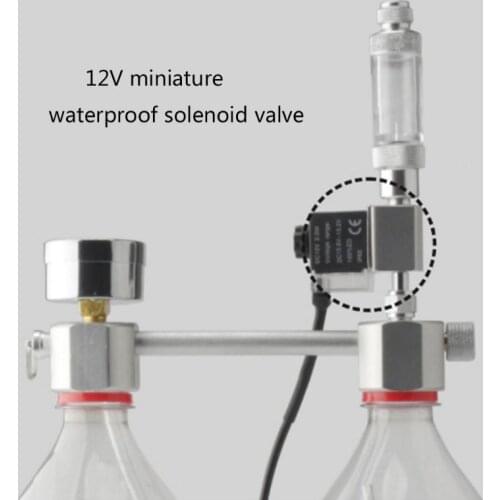 Aquarium DIY CO2 System Generator Kit Bubble Counter Plants Diffuser with Solenoid Valve Fish Tank Regulator Accessories