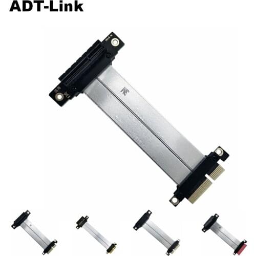 Pci-E3.0 Express 4X To 4X Slot Riser Card Converter Extender Ribbon Adapter Extension Cable Pci-E X4 Gold Plated