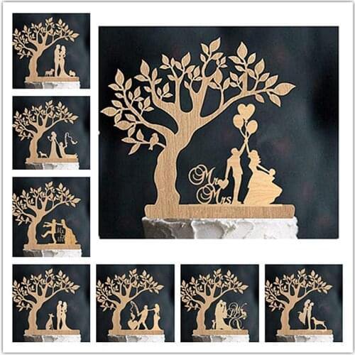 Personalized Wedding Cake Toppers, Custom Cake Topper Wedding Cake Decoration - Mr and Mrs Cake Toppers for Bride and Groom