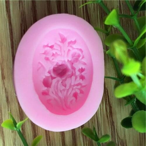DIY Cake Decorating Flower Clumps Shaped Fondant Sugar Art Tools DIY Cake Decorating Tools 3D Silicone Molded D078