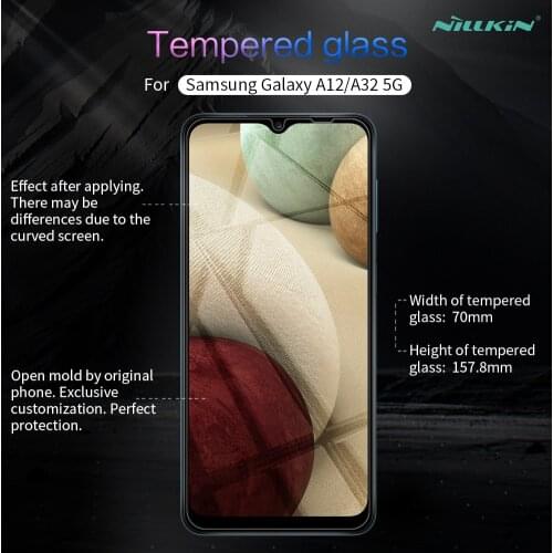 NILLKIN Screen Protector for Samsung Galaxy A12 A32 5G Amazing H+Pro Anti-Explosion Glass Protect Film 0.2MM 9H Tempered Glass