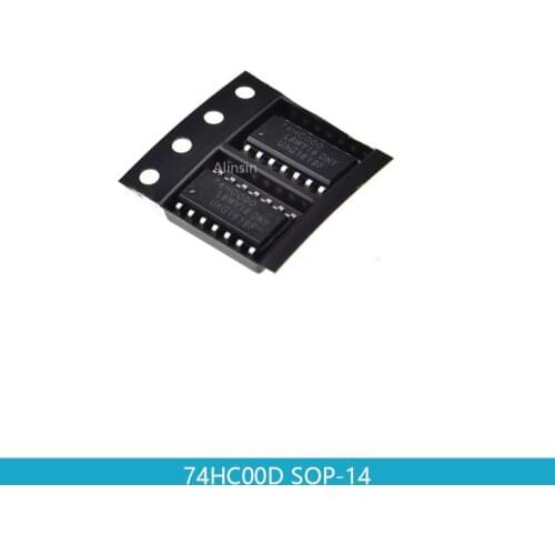 10PCS 74HC00D 74HC00 SN74HC00DR SN74HC00 SMD SOP-14 SOP14