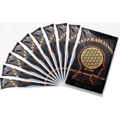 10pcs Anti Radiation Protector Shield EMF Protection Mobile Cell Phone Stickers