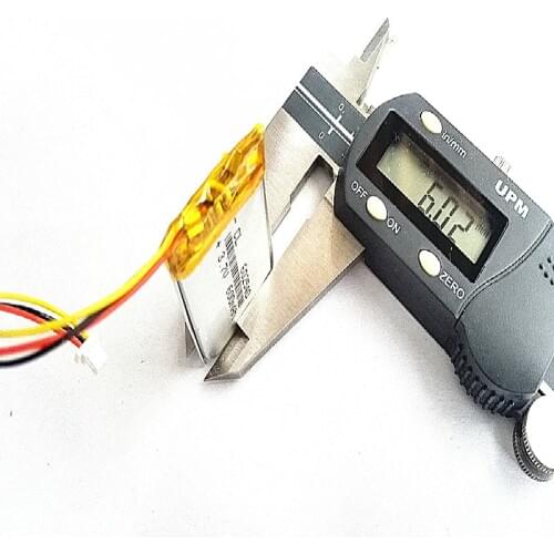 10pcs 602540 3.7V 600mAh Rechargeable li-Polymer Li-ion Battery For 358 388 portable set-top box DVR MP3 toys