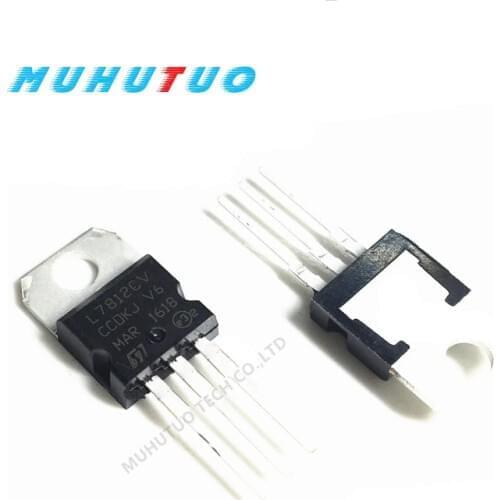 10PCS in-line triode L7812 LM7812 L7812CV triterminal voltage regulator 12V TO-220