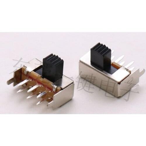 10pcs SK-22F032P2T toggle switch 2 gear double rows 6 pin vertical handle height 5mm
