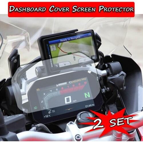 2 SET For BMW F750GS F850GS R1250R R1250RS C400X R1200GS R1250GS ADV Instrument Cluster Scratch Protection Film Screen Protector
