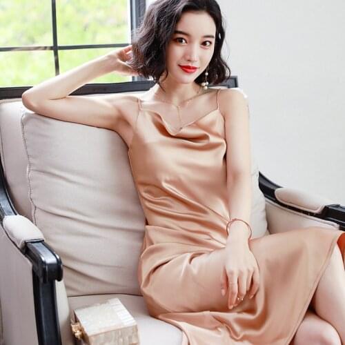 2021 Sexy Spaghetti Strap Backless Summer Dress Women Satin Long Dress Elegant Fashion Slim Party Dresses y2k dress