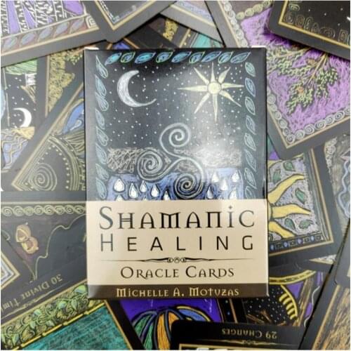 2021 New Shamanic Healing Oracle Cards 44 Cards Deck Tarot English Divination Board Game
