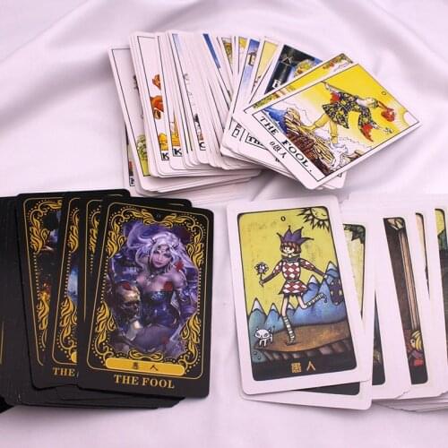 78 PCS/Set Cards Tarot Board Game Chinese/English Edition Mysterious/Constellation/Collection Tarot