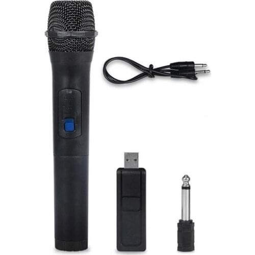 Microphone VHF Wireless Plastic Karaoke Wireless Microphone for Singing
