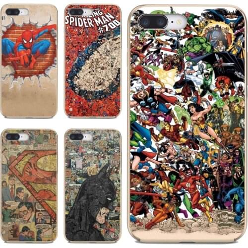 For Xiaomi mi Redmi Note 3 4 4X 5 6 7 8 8t 9 9s 9t 10 pro lite dc-comic-spiderman-superheroes-jakeru Soft Case Covers