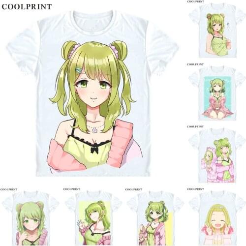 Morinaka Kazaki T Shirt Virtual Youtuber Vtuber Artificial Intelligence AI Custom Casual Cosplay T-Shirt Short Sleeve TShirt