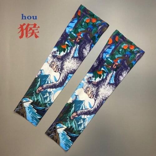 New summer ice silk sunscreen sleeves for men and women outdoor travel for Kawasaki motorcycle