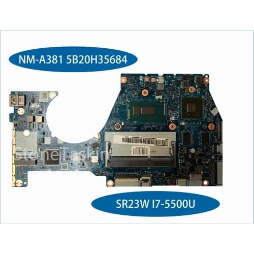 Best Value 5B20H35684 for Lenovo YOGA 3 14 Laptop Motherboard BTUU1 NM-A381 SR23W I7-5500U N16S-6T-S-A2 100% Tested