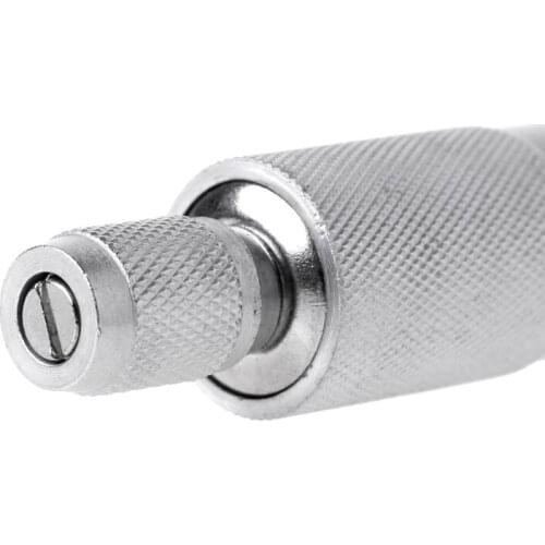 Round Needle Type Thread Micrometer Head Measurement Measure Tool 0 - 25mm Range