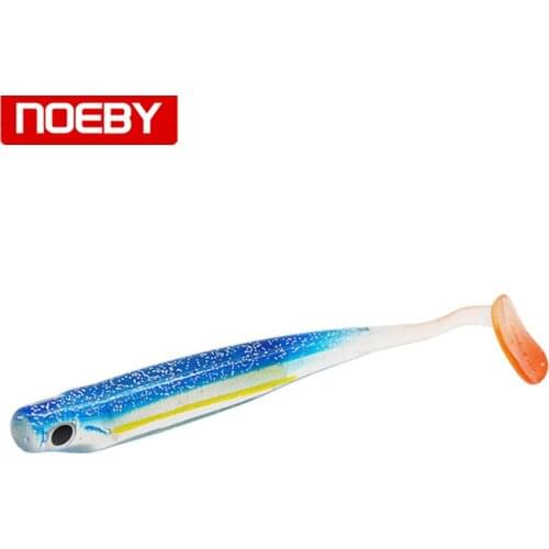 NOEBY 75mm 115mm Soft Fishing Lure Paddle Tail Shad Bait Bass Swimbaits Sea Fishing Tackle W8024
