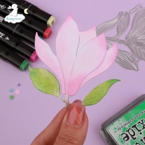 Bunnymoon New One Flower Metal Cutting Dies Stencils For Scrapbooking Photo Album Decoration Embossing Paper Card Craft