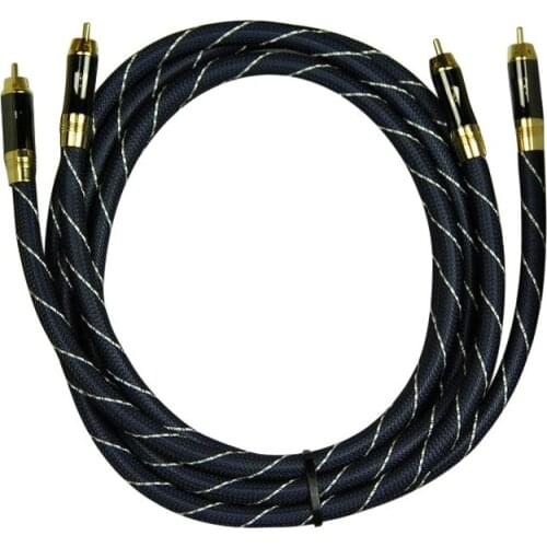 OD10mmX 1.5m advanced audio signal cable, dedicated for connecting CD player to power amplifier, good shielding effect