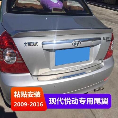 Suitable For 04-11 Model of Modern Elantras Tail Old Elantra Refits the Non Perforated Abs Paint Fixed Wing