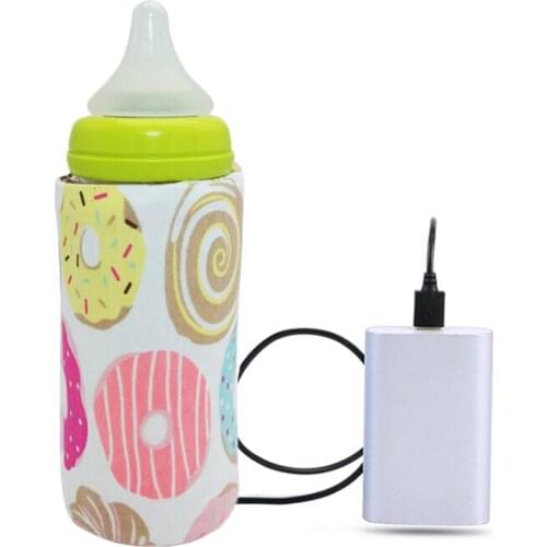 Portable Baby Feeding Bottle Bag Baby Feeding Bottle Warm Insulation Bag USB Constant Temperature Bottle Warmer