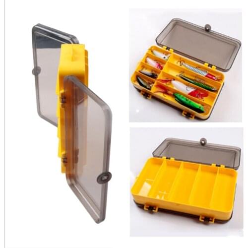 Portable Outdoor Fishing Tackle Box Waterproof Double-sided Fishing Accessories Storage Box Containers for Bait Drop Shipping