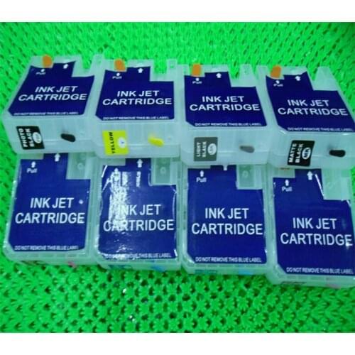 INK WAY Empty refillable ink cartridge with one time chips for EPSON P800 Surecolor SC-P800 T8501-T8509