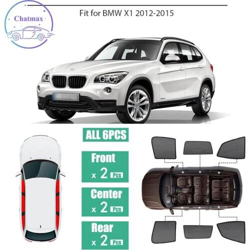 For BMW X1 E84 2012-2015 Window Sunshade UV Protection Ray Blocking Mesh Laser Block Black Net Yarn