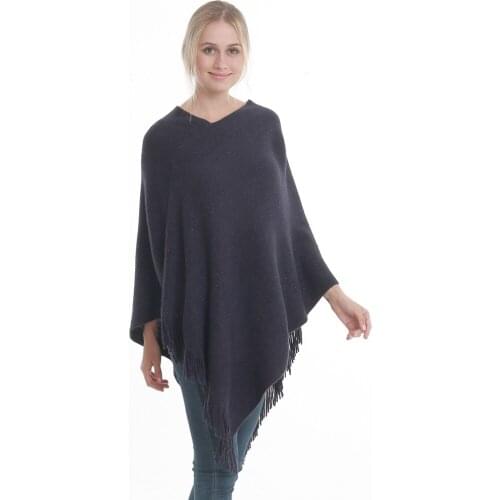 Autumn Winter Poncho Style Turtleneck Knitted Sweaters Female Oversized Pullover Women Knitwear Jumper Fashion Loose Cape Coat