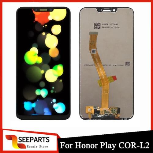 For Huawei Honor Play LCD Display Touch Screen Digitizer Assembly Frame COR-L29 2018 Replacement For Huawei Honor Play Screen